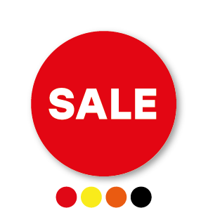 Sale stickers rond 30mm