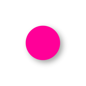 Blanco stickers fluor roze rond 15mm