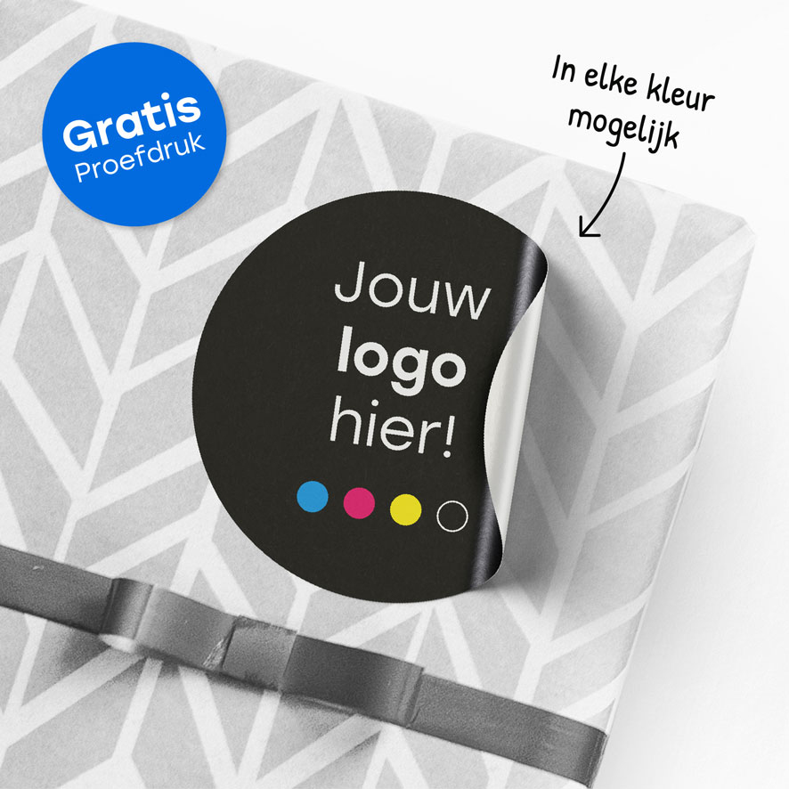 Citroen moeilijk Decoderen Stickers met eigen logo bedrukken | Kortingsticker.nl